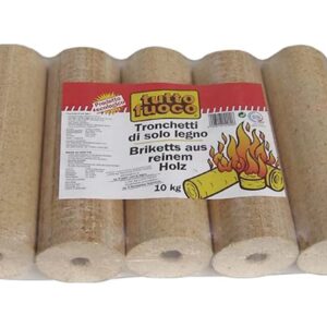 Tronchetto pressato di abete con foro 10 kg
